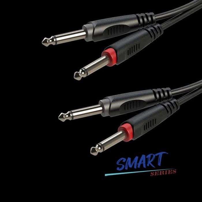 Kabel audio 2x Jack 6.3mm / 2x Jack 6.3mm Roxtone SACC100L3 3m