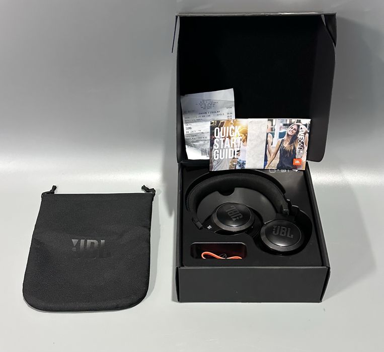 Słuchawki nauszne JBL Live 660NC Czarny idealne Komplet Gwarancja