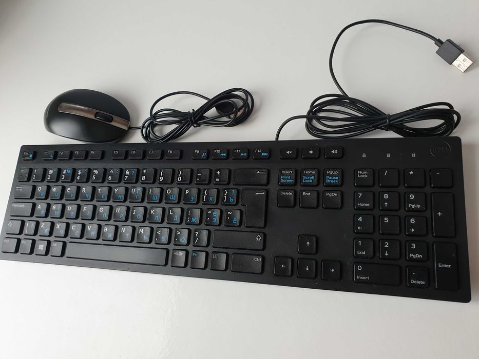 клавіатура  DELL KB216 + миша  LENOVO MSU1111