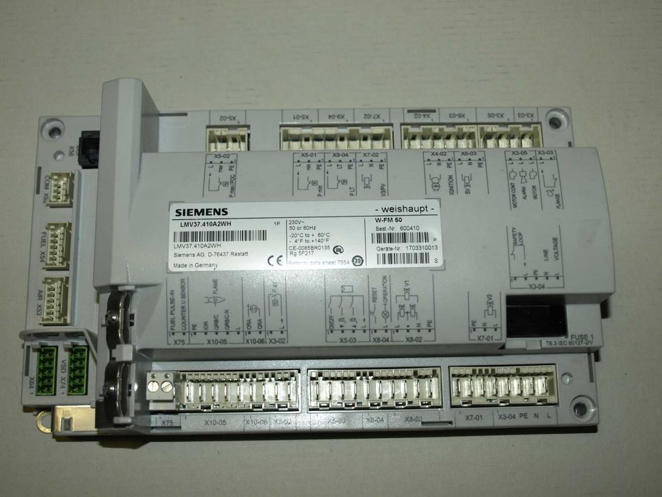 WFM 50, LMV 37.410A2WH nr. kat. Weishaupt 600410 - używany 2017 rok