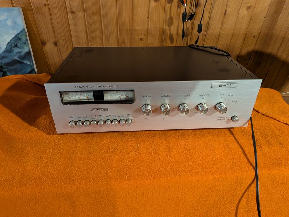 Wzmacniacz UNITRA PA1801 wersja z francuskimi napisami uszkodzony