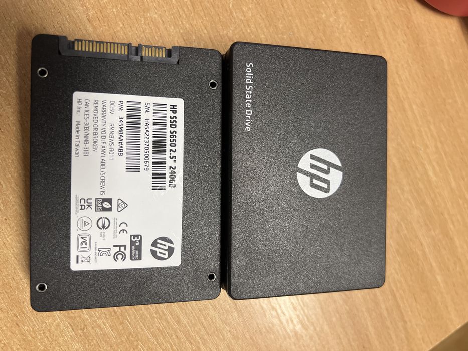 SSD HP S650 2.5” 240 gB