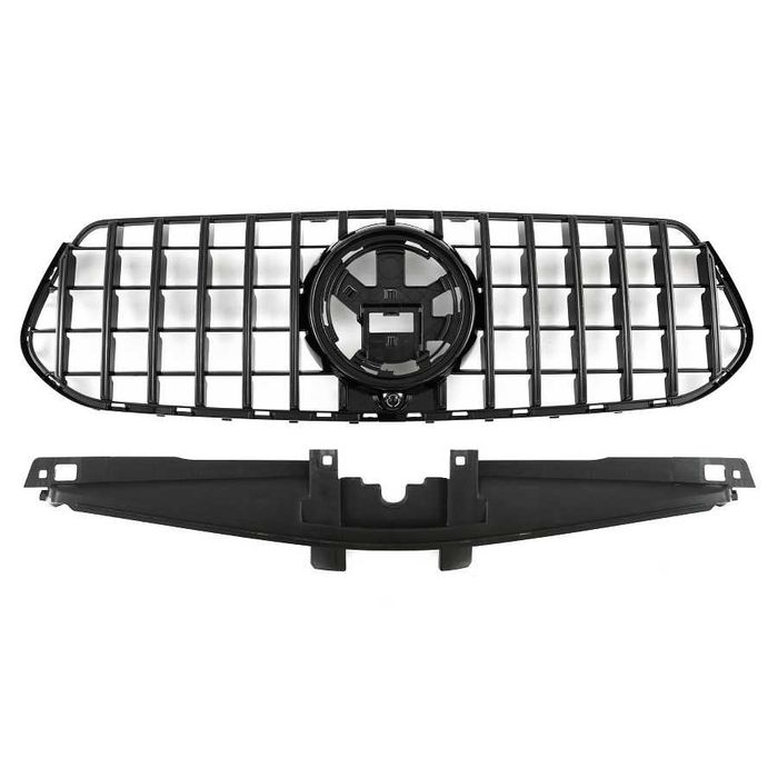 Grelha Frontal Mercedes GLE V167 AMG-Line Panamericana Preto Brilhante