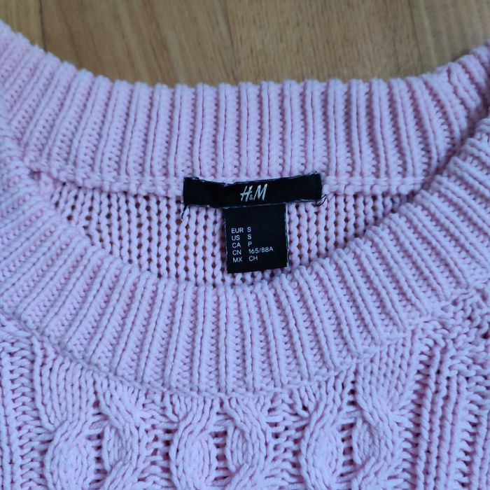 Sweterek różowy H&M