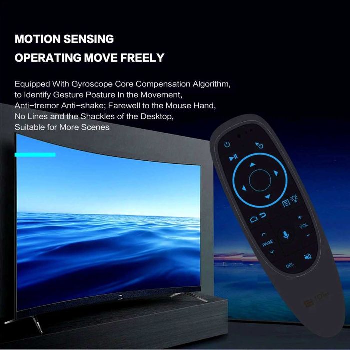 Air Mouse G10S Pro BT(BTS) 2,4G+Bluetooth(гіроскоп,мікрофон,підсвітка)