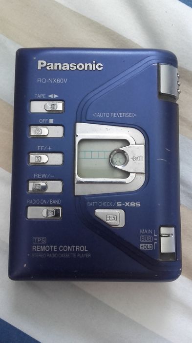 Walkman Panasonic RQ-NX60V Stereo Radio Odtwarzacz Kasetowy Klasyczny