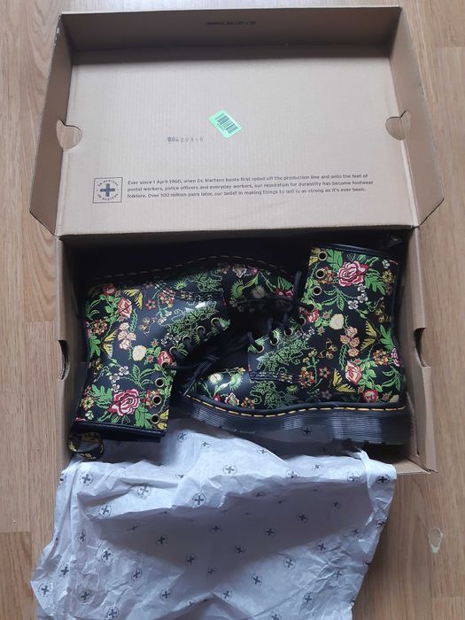 Dr. Martens - kolorowe skórzane buty, nowe. rozmiar 36