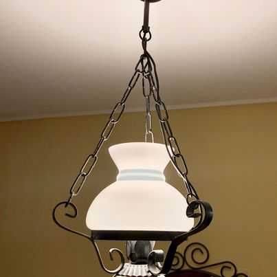 Candeeiro estilo rústico