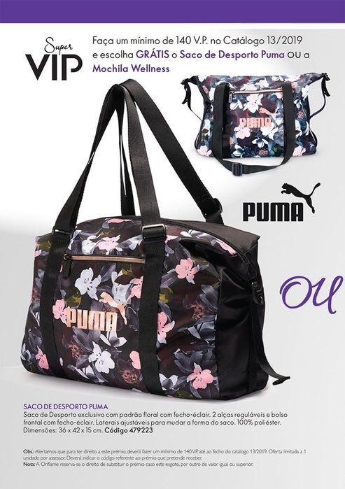 Saco de Desporto PUMA Novo