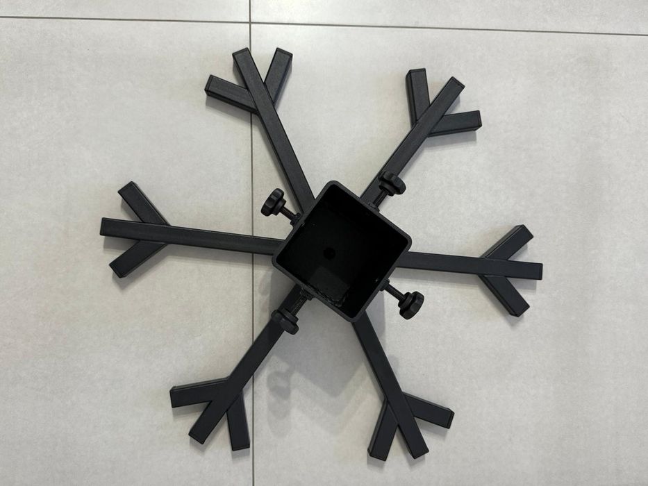 Stojak na choinkę, płatek śniegu