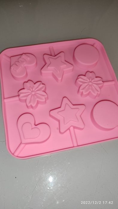 Zestaw silikonowych foremek do cukierków