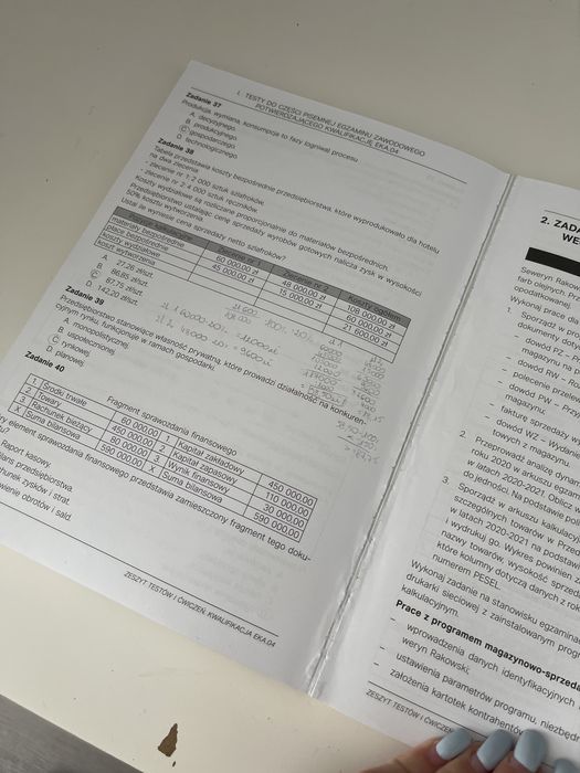Zeszyt testów i ćwiczeń zawodowych EKA.04