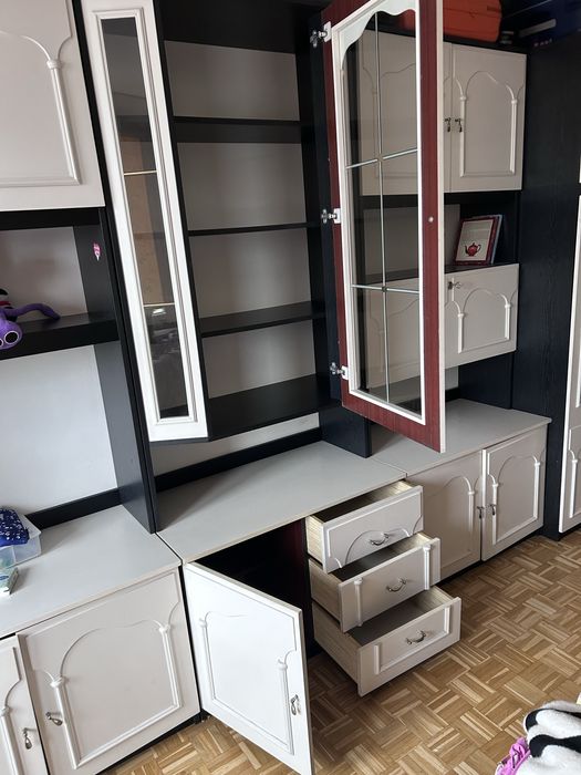 Pojemna Meblościanka 3,6 m | Szafa 90 cm | Witryna | Barek