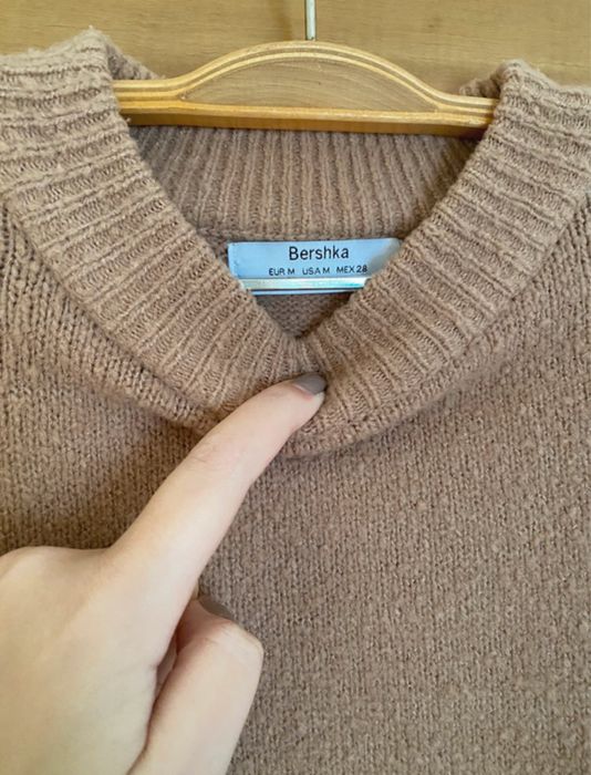 Camisola de malha oversize
