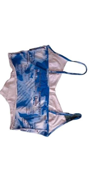 Niebieski oryginalny top