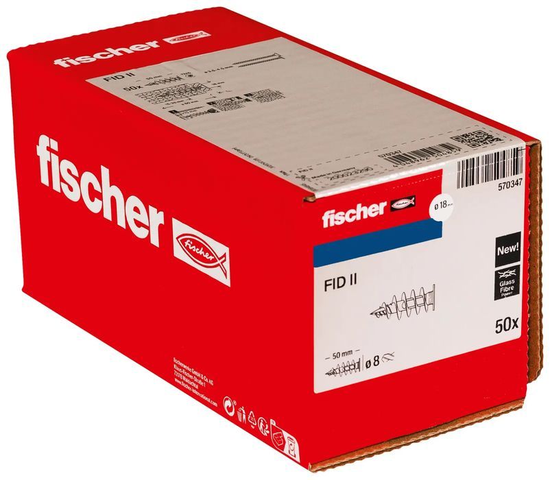 Fischer Fid Ii Plus Kołek Do Izolacji Styropianu (25 Szt.) 570349