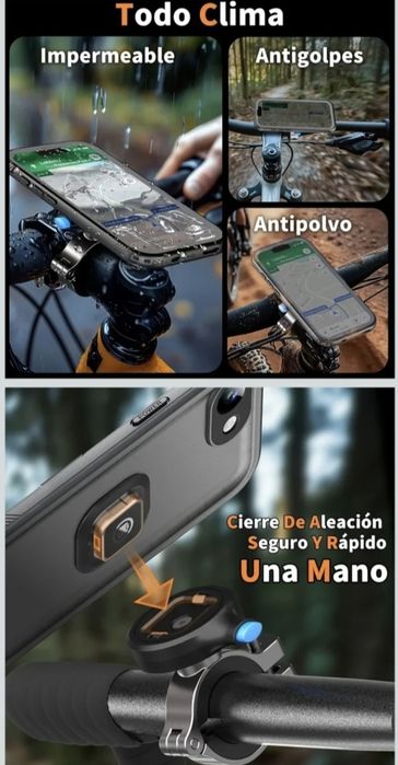 Вологозахистний, тримач чехлом на руль. For iPhone 16
