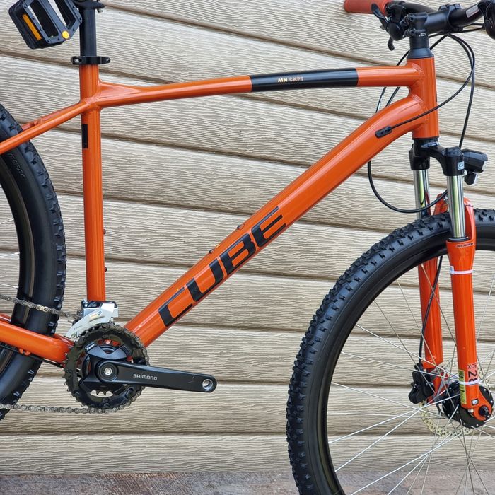 ‼️29 27.5 CUBE AIM Shimano. Disc Гідра. Вилка 100mm Світло LED 100мм.‼