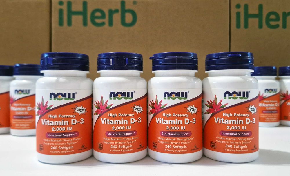 Вітамін D3 2000 мо (50 мкг) Now Foods, 120 и 240 шт. Витамин Д, Д3