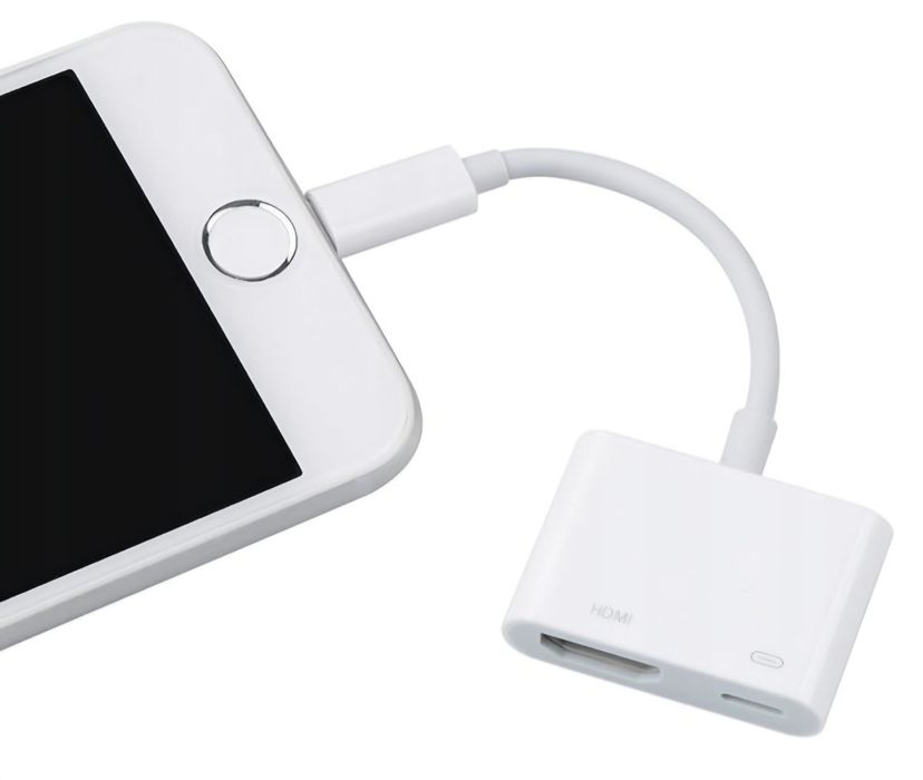 Przejściówka AV Adapter HDMI Klonowanie Projekcja  LIGHTNING IPHONE IP