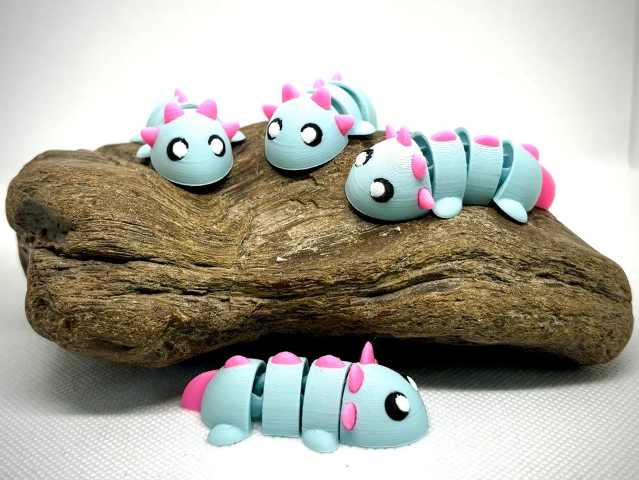 Cute Articulated Baby Axolotl