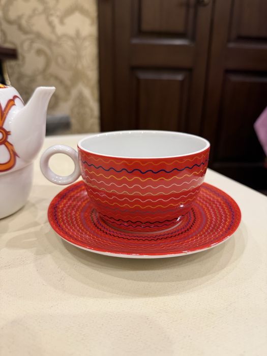 Чайний сервіз, три предмети, 540 мл., яркий