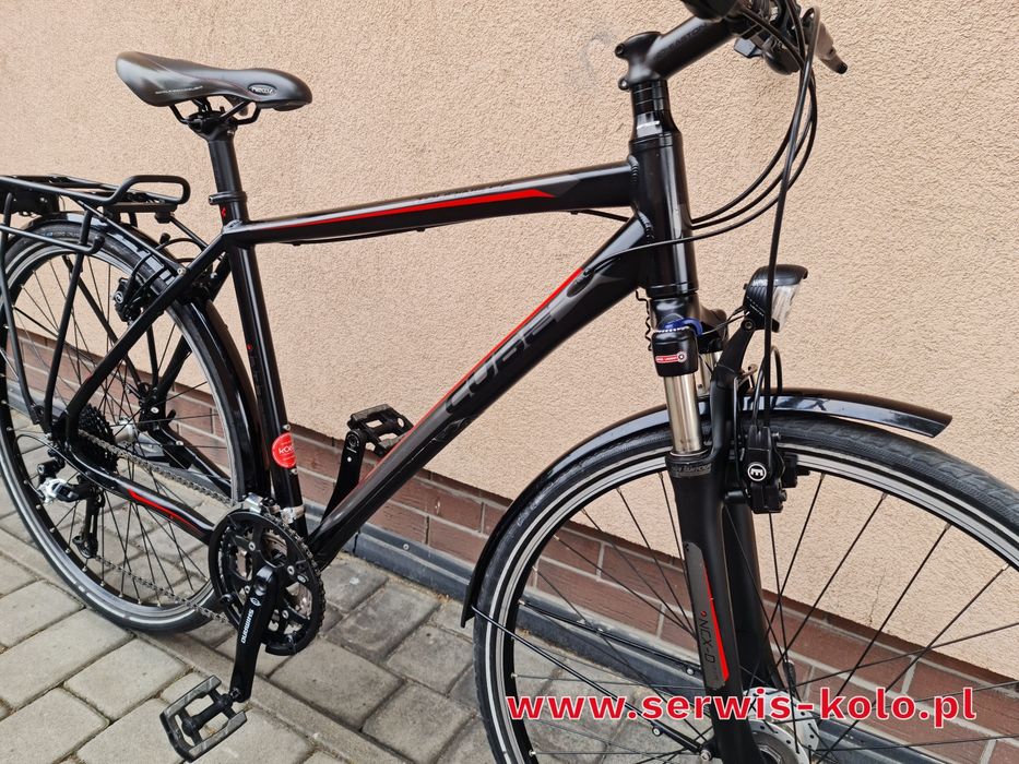 Rower męski trekkingowy CUBE koła 28 SHIMANO DEORE XT aluminium rabat polecam WYSYŁKA