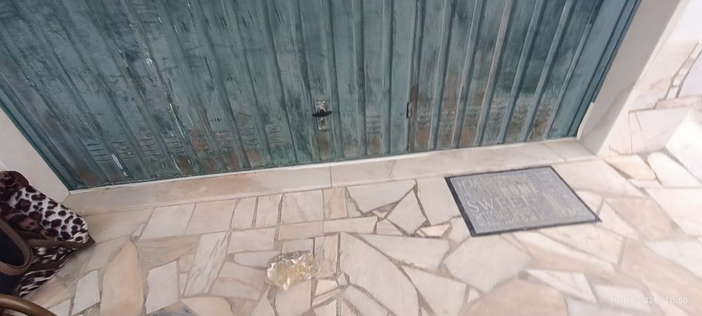 Portão basculante ferro garagem