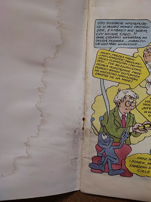 Komiks Pióro contra flamaster