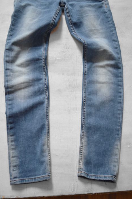jasne jeansy spodnie proste biodrówki Mustang 29/32