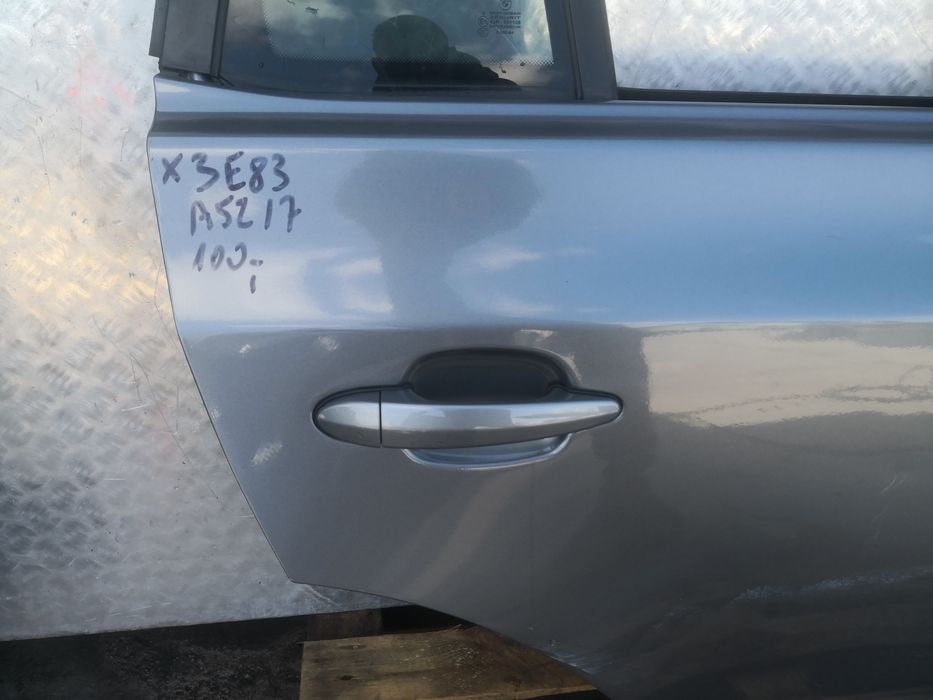 Drzwi prawe tylne BMW X3 E83 LIFT spacegrau A52/7 prawy tył