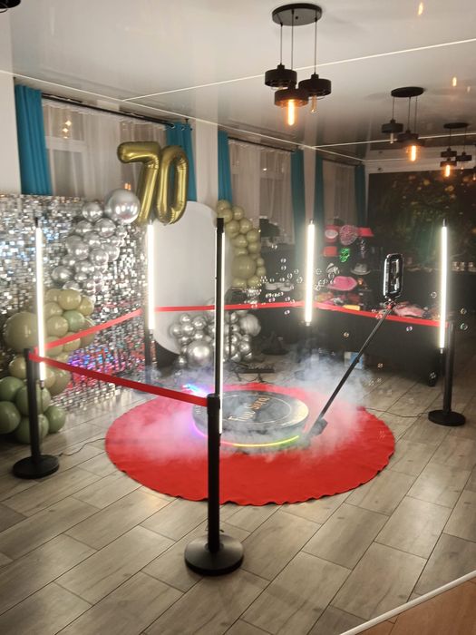 Fotobudka 360 Śląsk 600zł/ 2 godziny GADŻETY, BAŃKI MYDLANE, DYM