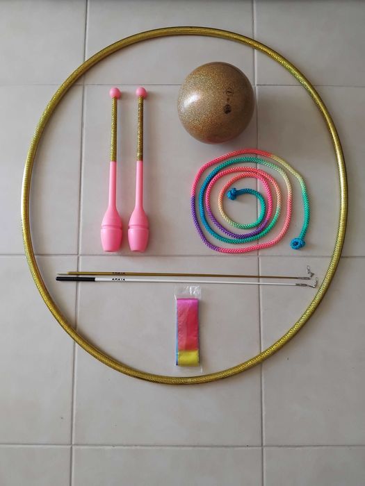 Aparelhos Ginástica Ritmica + Saco de Transporte