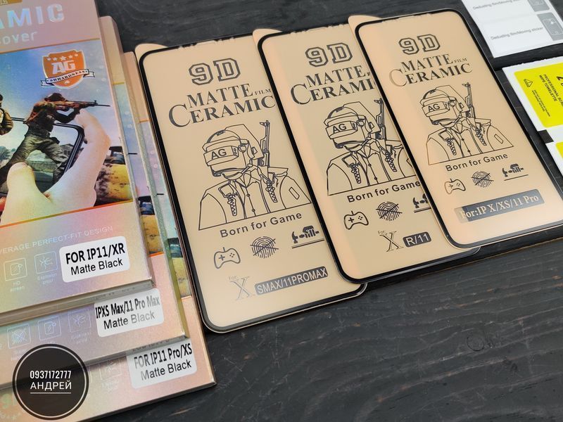 Гибкое матовое стекло Ceramics на iPhone 11/ XR/ XS Max Не трескает