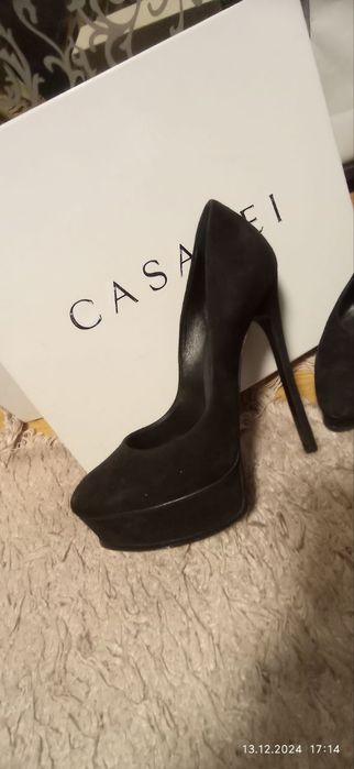 Туфли чёрные Casadei