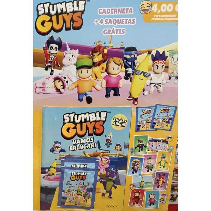 Cromos Panini "Stumble Guys - Vamos Brincar!" (ler descrição)