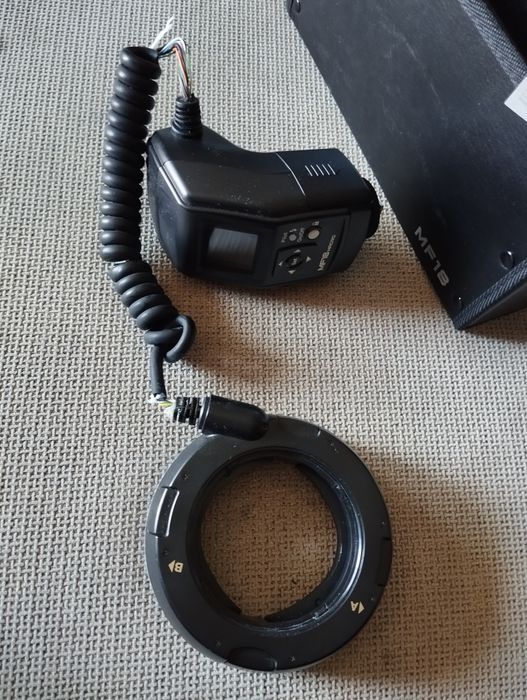 Nissin MF18 flash macro anelar , para reparar