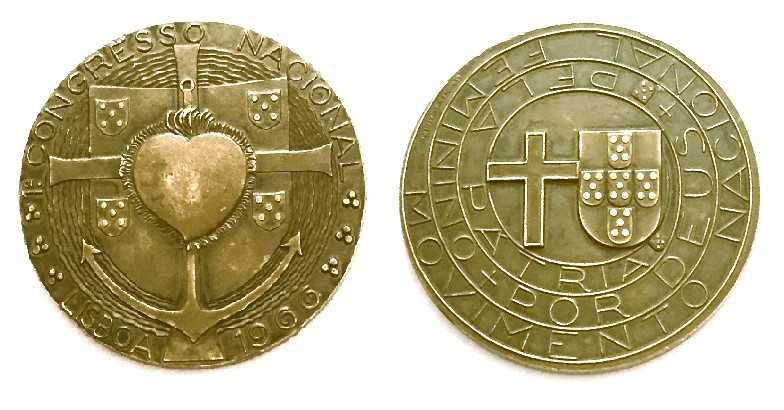 Movimento Nacional Feminino - Congresso 1966 - bronze