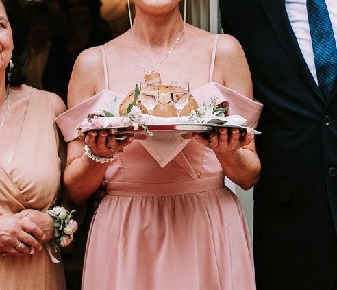 Sukienka Emo  - Elizabeth- pudrowy róż