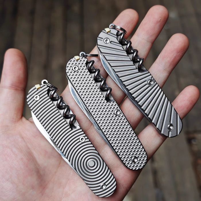 Кастомный нож Victorinox Titanium Edition (91 мм) - Premium EDC Custom