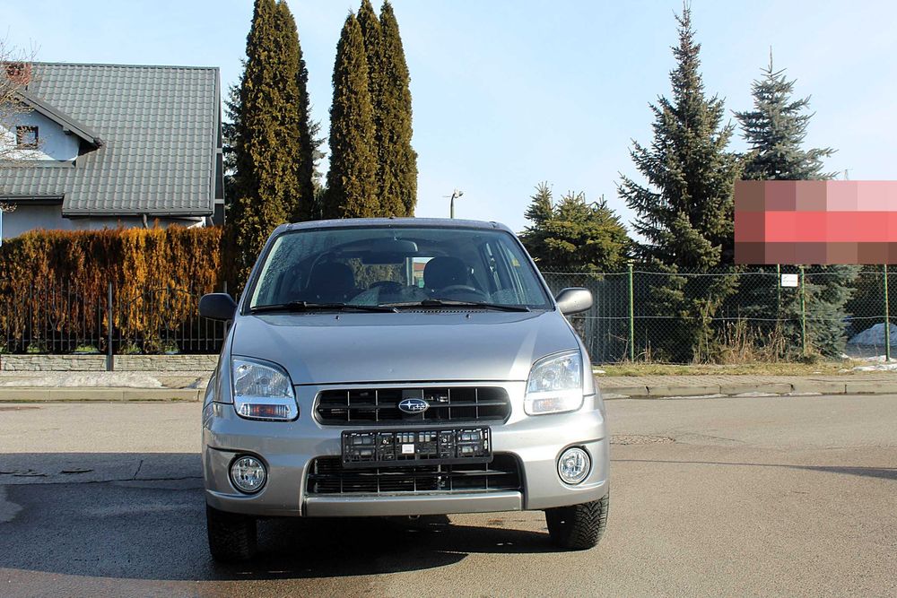 Subaru Justy 4X4.Stan bardzo dobry.Bardzo maly przebieg