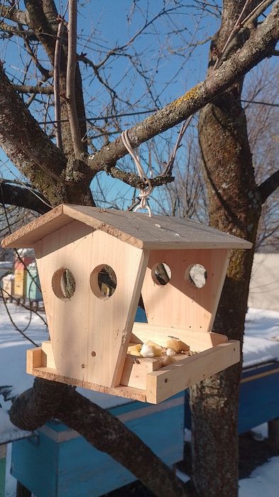 Робимо дерев'яні годівнички для птахів