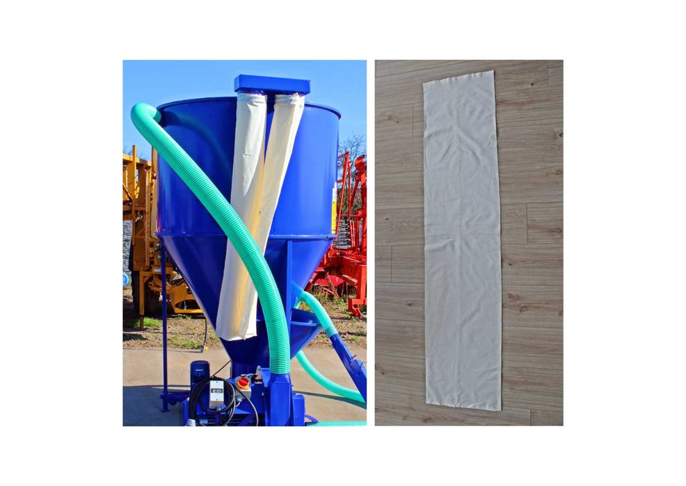 Worek odpylający 25x200 cm Filtry Worki do mieszalnika pasz Odpylacze