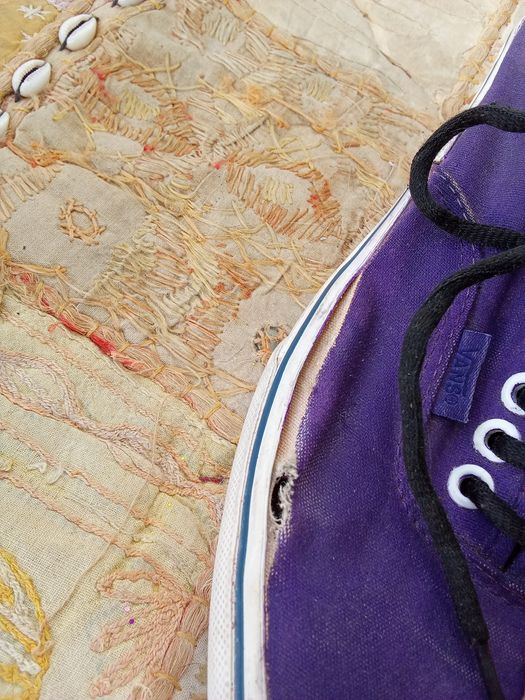 Vans com plataforma Roxas