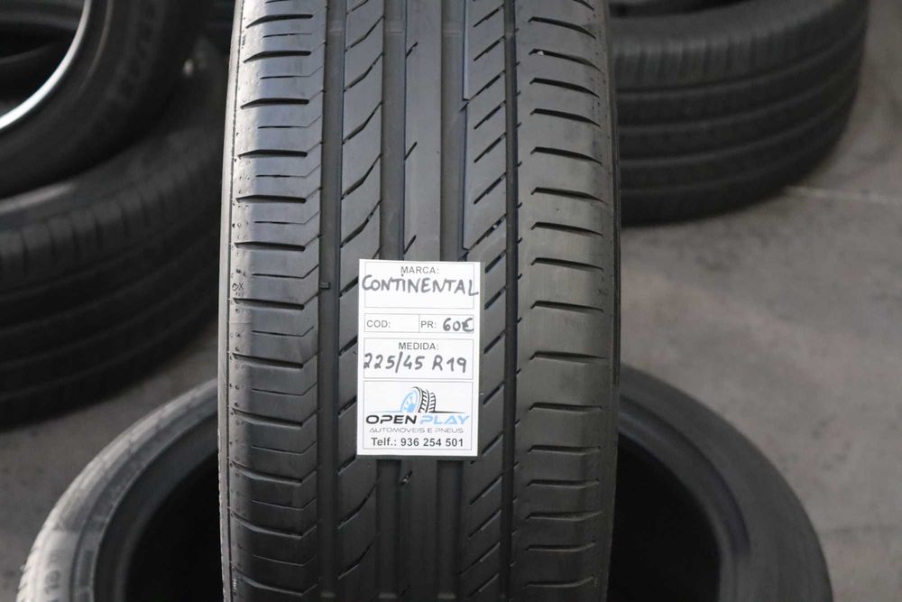 PNEUS SEMI-NOVOS COM 90% PISO 225 45 R19