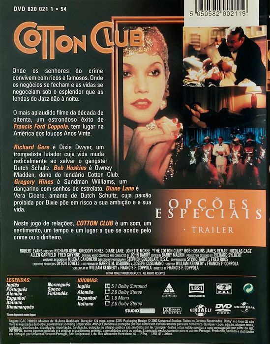 Cotton Club - Richard Gere / Coppola