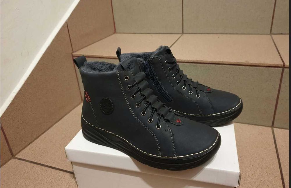 Buty Damskie Rieker Granatowe 41