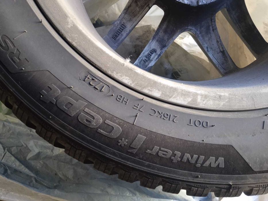 Opony zimowe felgi aluminiowe 225 / 55 / R17 97H Michelin Hankook