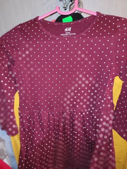Sukienka h&M 92 kropki jak nowa