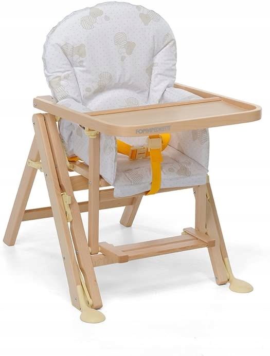 Foppapedretti krzesełko do karmienia Lite Drewno